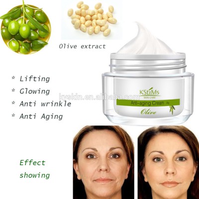 Top selling Kstimes olive 7 days instant face lift oem/odm face anti aging anti wrinkle cream private label